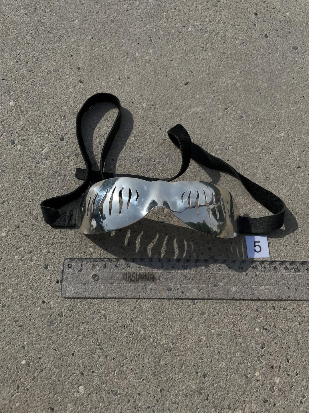 Bone Cut Silver Goggles